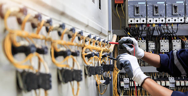 Professional Electrician technician working in Waterloo, IN
